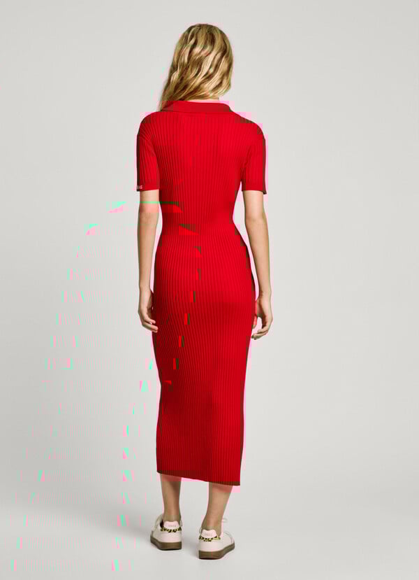 Pepe Jeans Vestido Largo Canalé