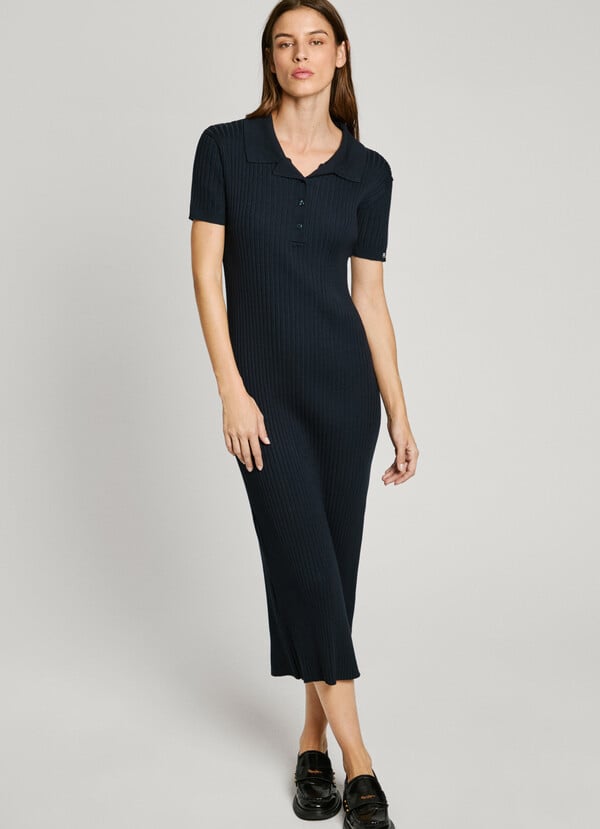 Pepe Jeans Vestido Largo Canalé