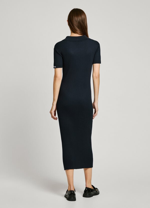 Pepe Jeans Vestido Largo Canalé