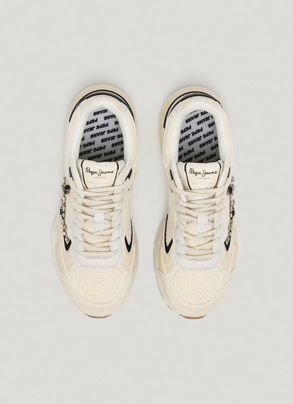 Pepe Jeans Zapatillas Combinadas Con Pedrería