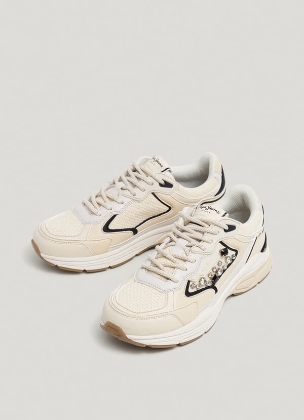 Pepe Jeans Zapatillas Combinadas Con Pedrería