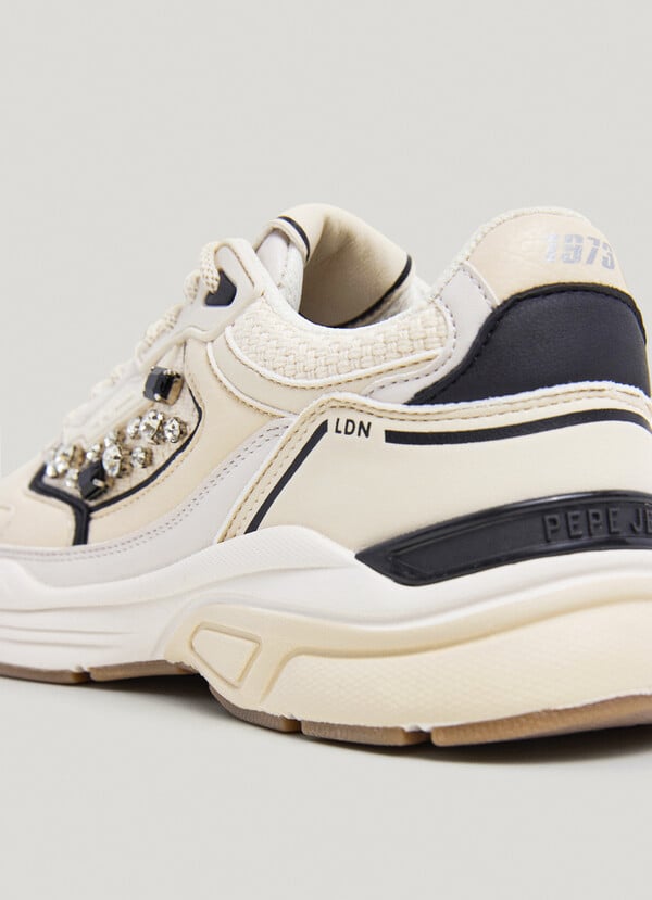 Pepe Jeans Zapatillas Combinadas Con Pedrería