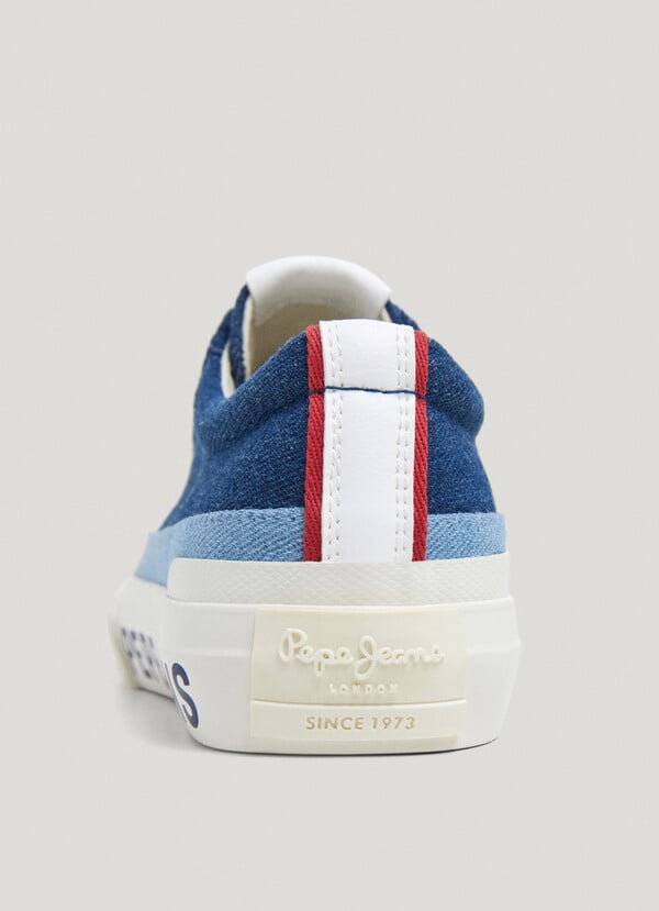 Pepe Jeans Zapatillas Con Detalles Denim