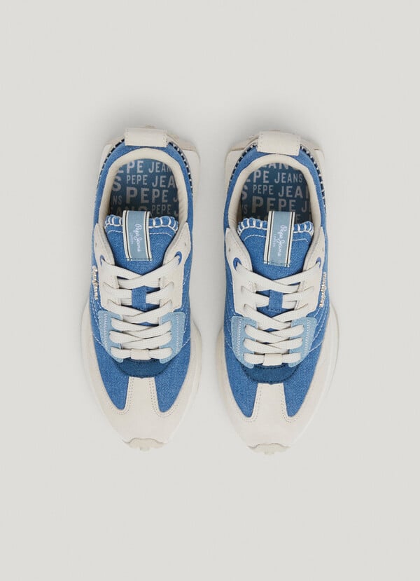 Pepe Jeans Zapatillas Con Detalles Denim