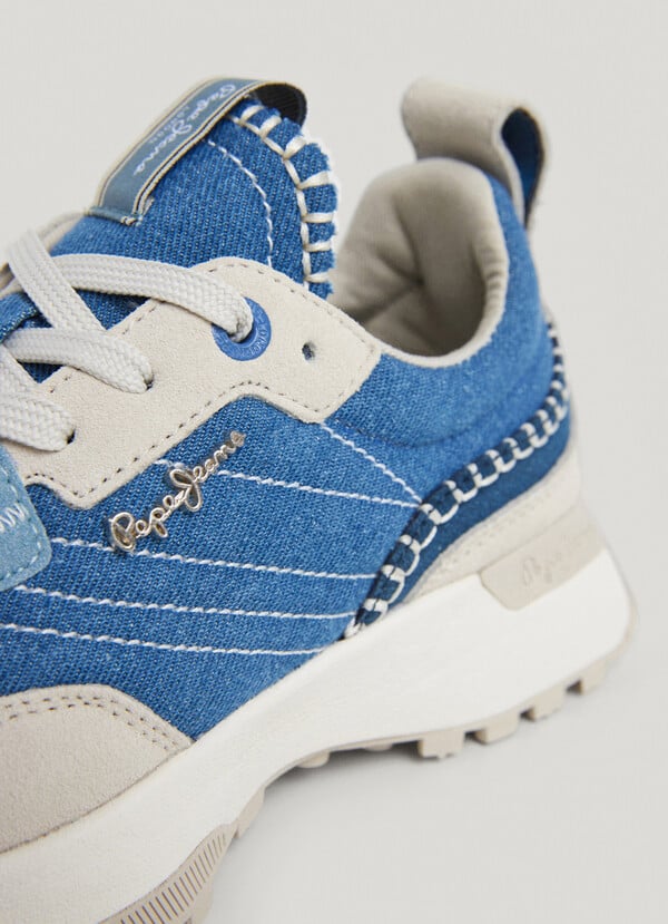Pepe Jeans Zapatillas Con Detalles Denim