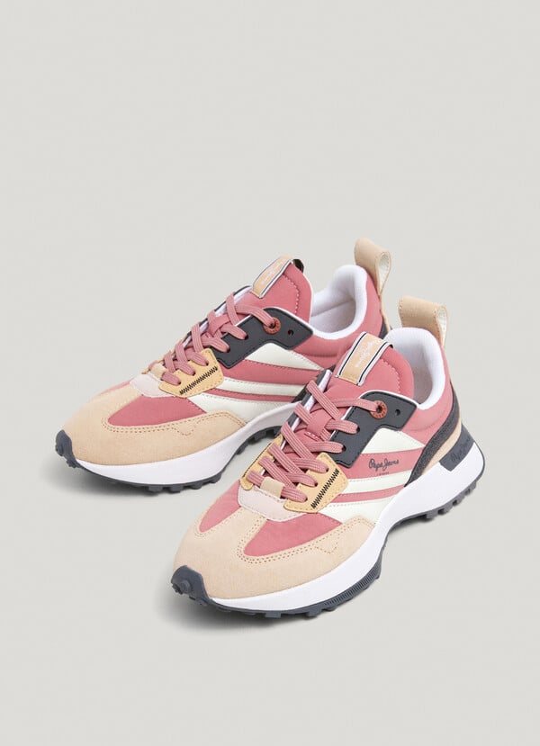 Pepe Jeans Zapatillas Con Detalles En Ante