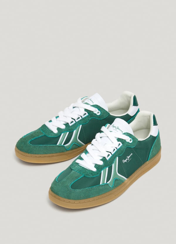 Pepe Jeans Zapatillas Con Detalles En Ante - Ball