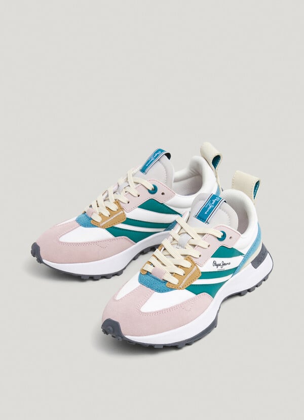 Pepe Jeans Zapatillas Con Detalles En Ante