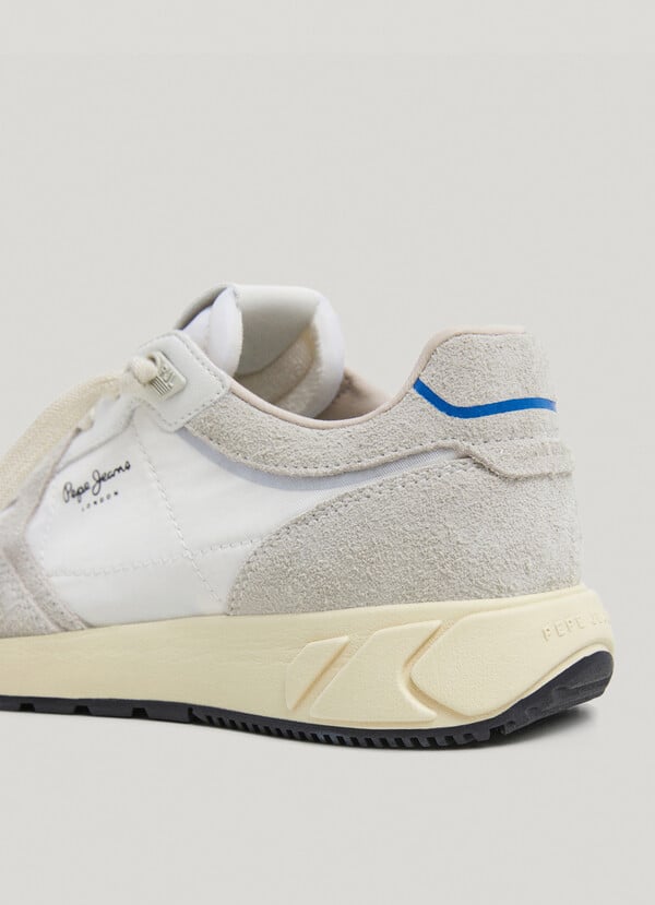 Pepe Jeans Zapatillas Con Detalles En Ante - Marlon