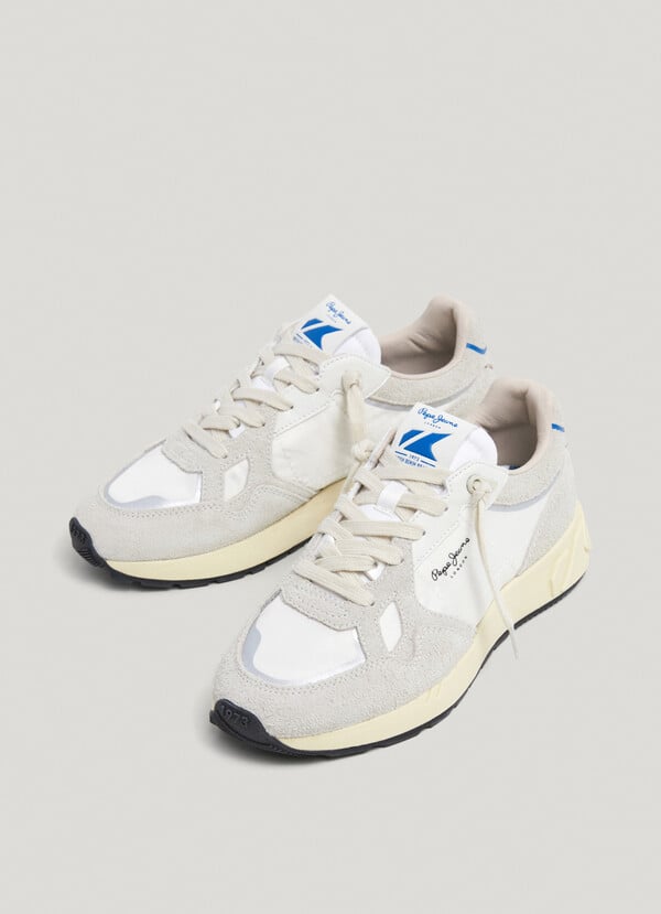 Pepe Jeans Zapatillas Con Detalles En Ante - Marlon