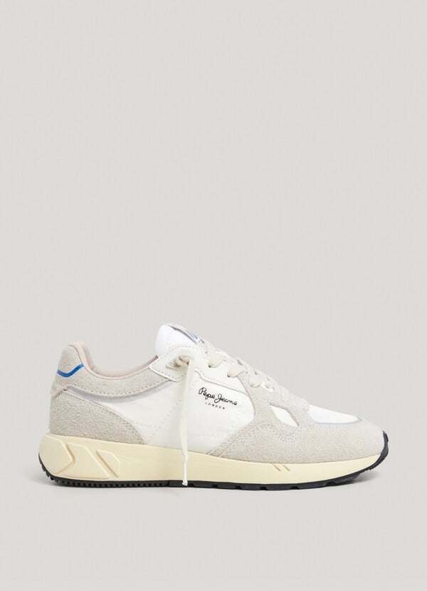 Pepe Jeans zapatillas con detalles en ante - marlon