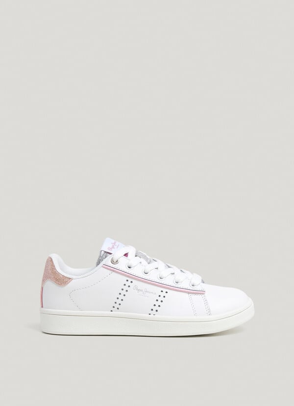 Pepe Jeans zapatillas con detalles perforados