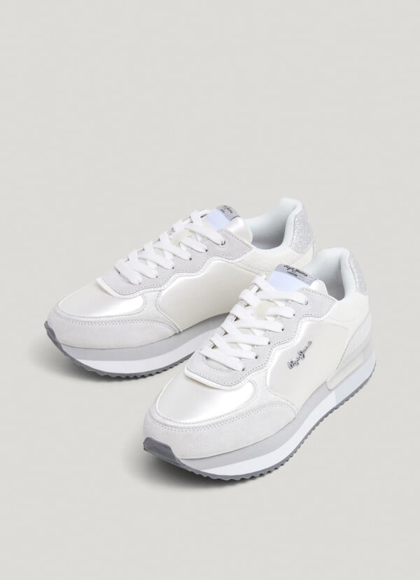 Pepe Jeans Zapatillas Metalizadas Plataforma