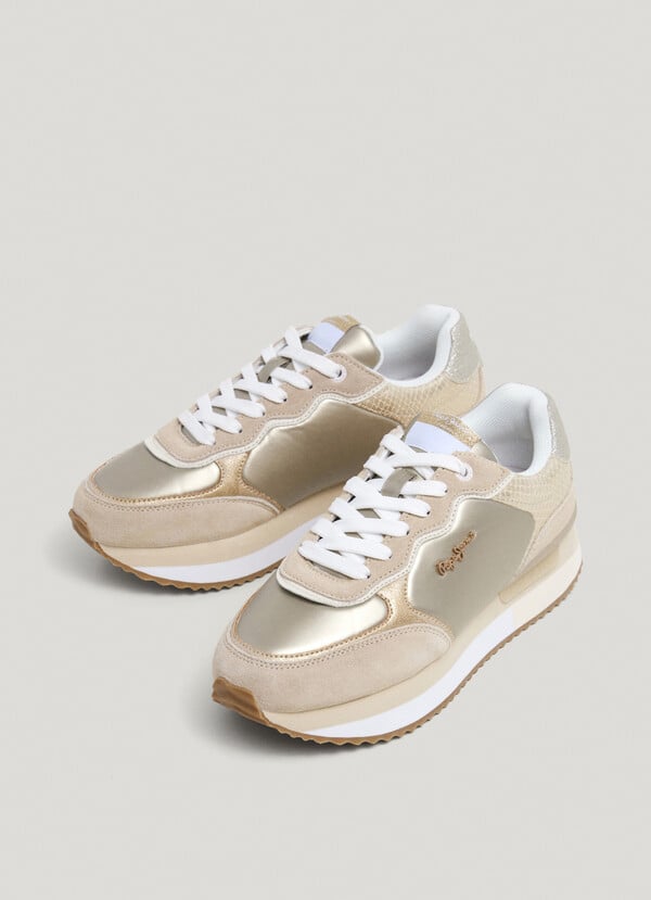 Pepe Jeans Zapatillas Metalizadas Plataforma