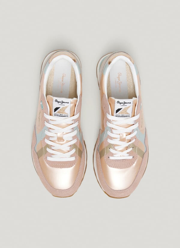 Pepe Jeans Zapatillas Running Metalizadas - Brit