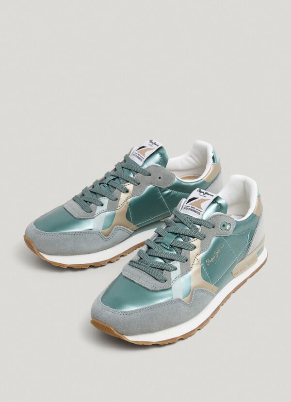 Pepe Jeans Zapatillas Running Metalizadas - Brit