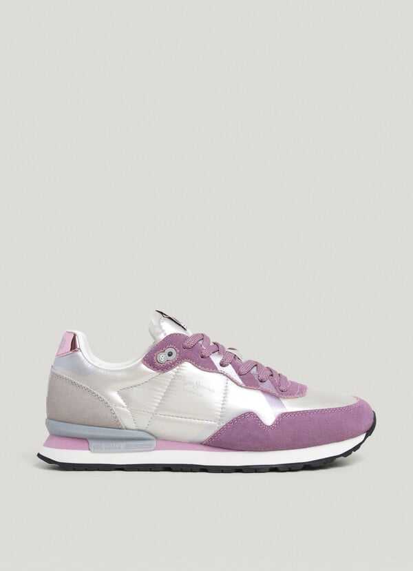 Pepe Jeans zapatillas running metalizadas - brit