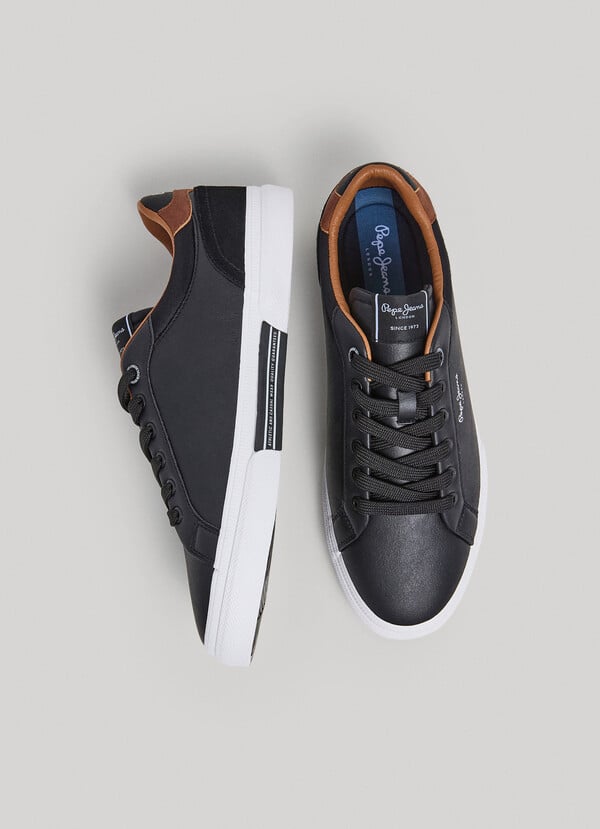 Pepe Jeans Zapatillas Clásicas Con Detalles En Ante