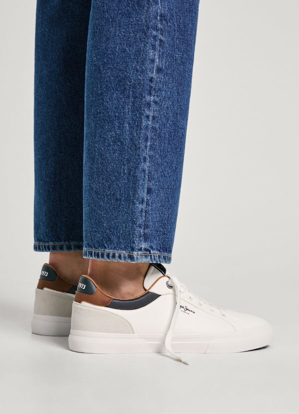 Pepe Jeans Zapatillas Clásicas Con Detalles En Ante