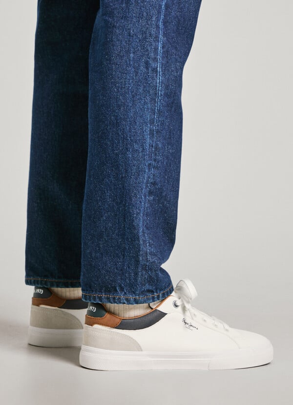 Pepe Jeans zapatillas clásicas con detalles en ante