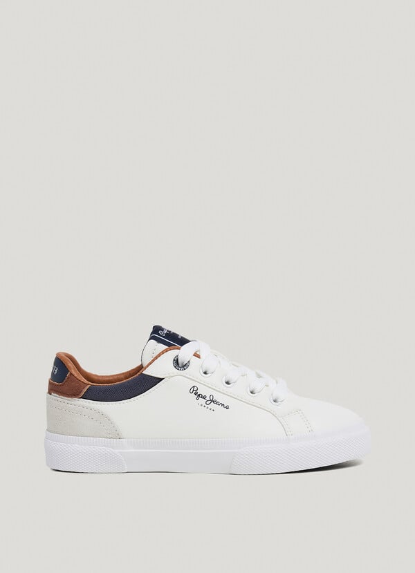 Pepe Jeans zapatillas clásicas con detalles en ante