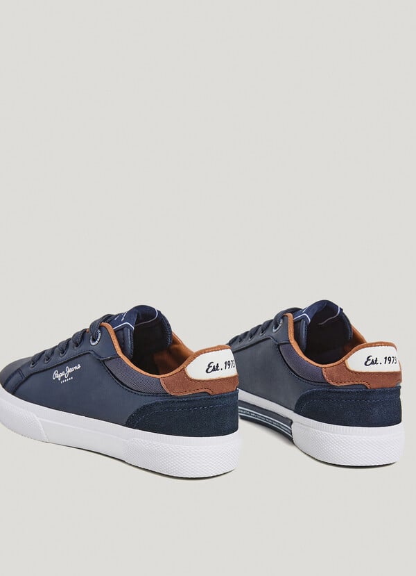 Pepe Jeans Zapatillas Clásicas Con Detalles En Ante