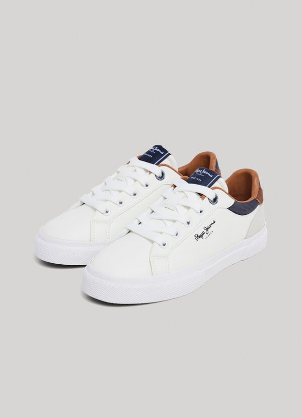 Pepe Jeans Zapatillas Clásicas Con Detalles En Ante