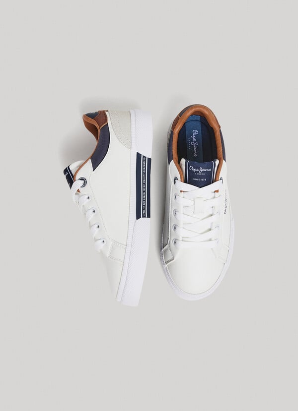 Pepe Jeans Zapatillas Clásicas Con Detalles En Ante