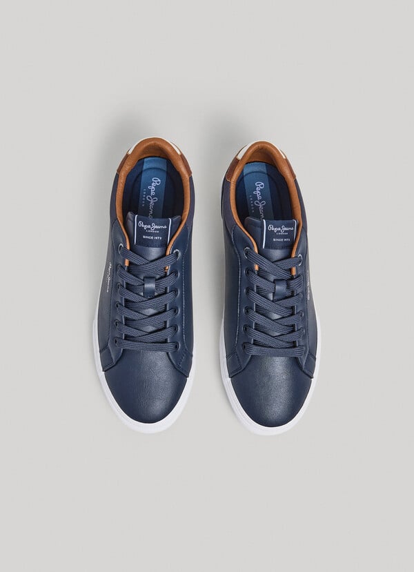 Pepe Jeans Zapatillas Clásicas Con Detalles En Ante