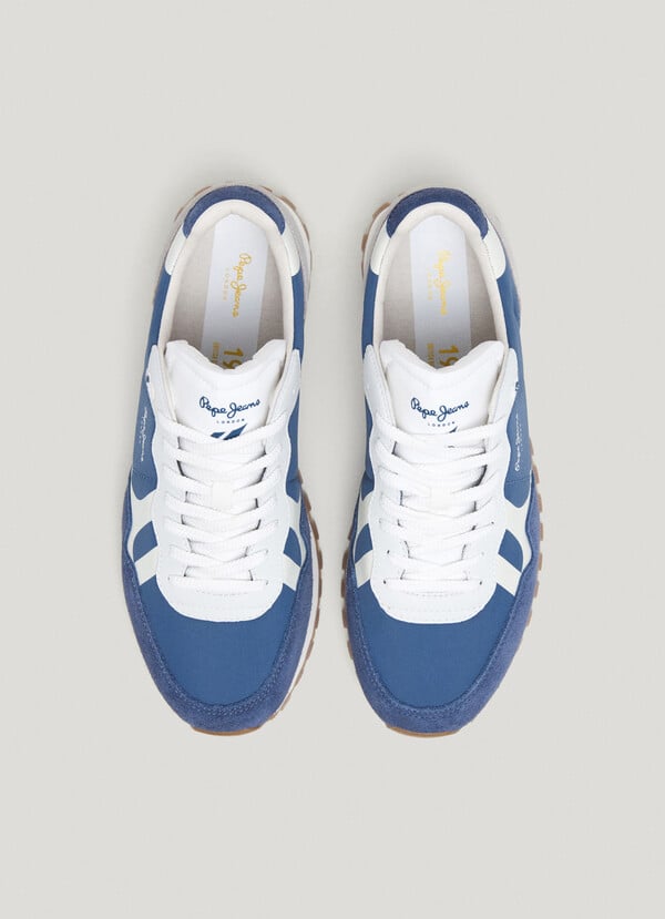 Pepe Jeans Zapatillas Running Con Detalles En Ante - Brit