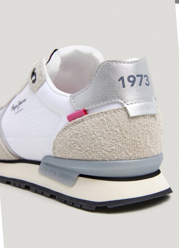 Pepe Jeans Zapatillas Running Con Detalles En Ante - Brit