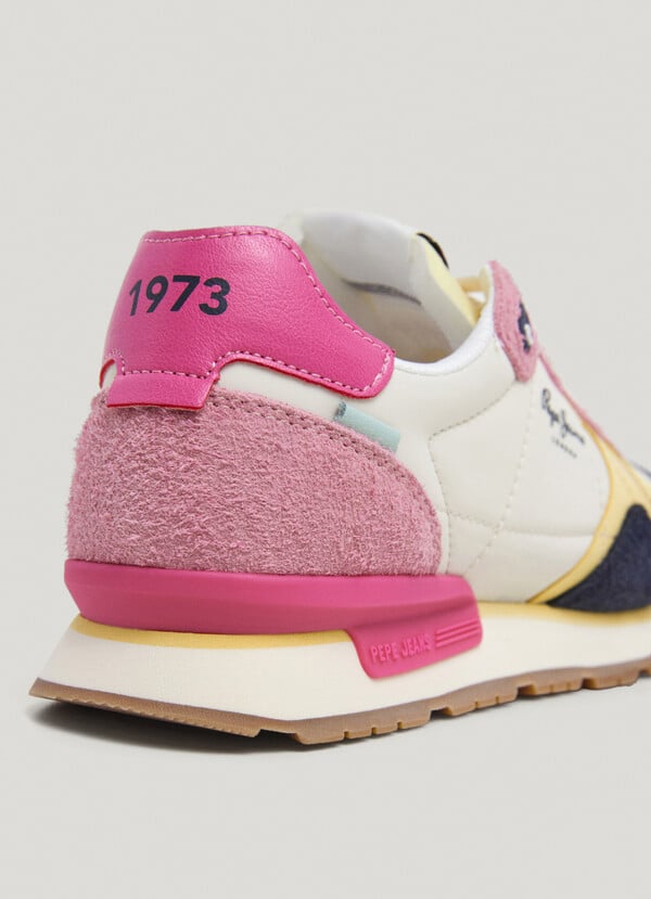 Pepe Jeans Zapatillas Running Con Detalles En Ante - Brit