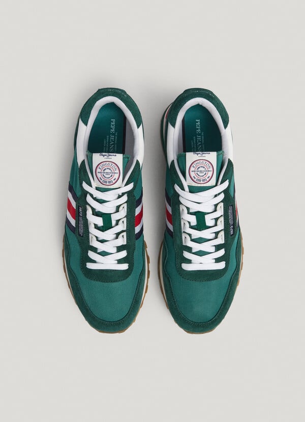 Pepe Jeans Zapatillas Running Con Detalles En Ante - Kingston