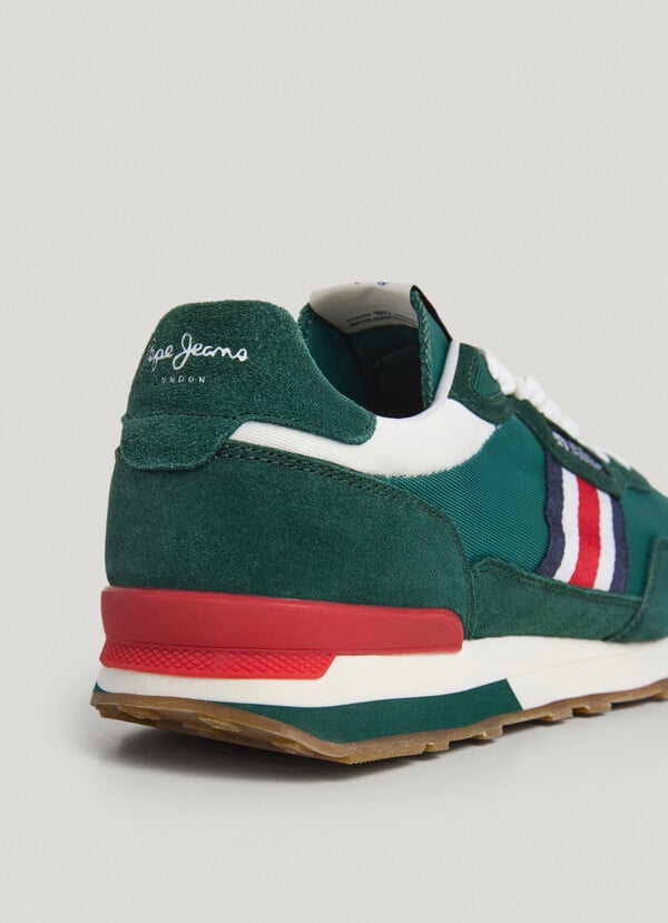 Pepe Jeans Zapatillas Running Con Detalles En Ante - Kingston