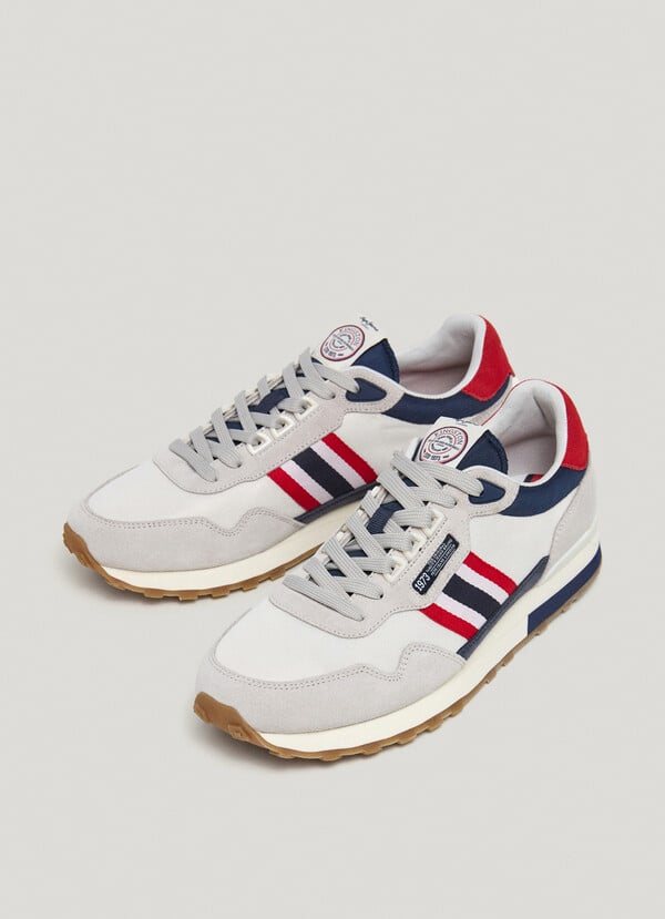 Pepe Jeans Zapatillas Running Con Detalles En Ante - Kingston