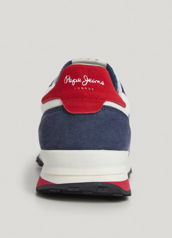Pepe Jeans Zapatillas Running Con Detalles En Ante - Kingston