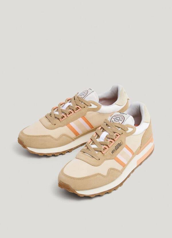 Pepe Jeans Zapatillas Running Con Detalles En Ante - Kingston