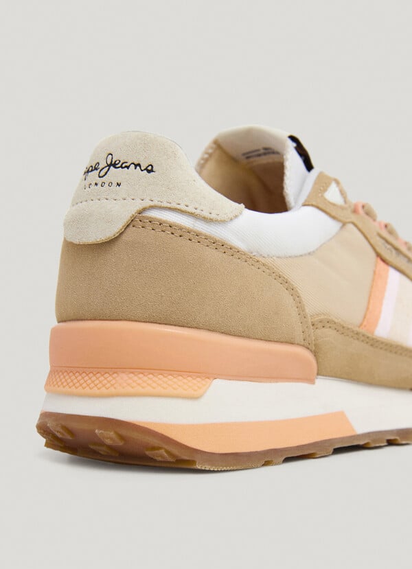 Pepe Jeans Zapatillas Running Con Detalles En Ante - Kingston