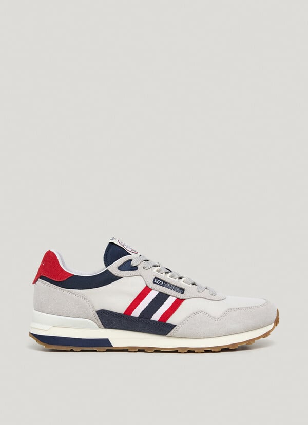 Pepe Jeans Zapatillas Running Con Detalles En Ante - Kingston
