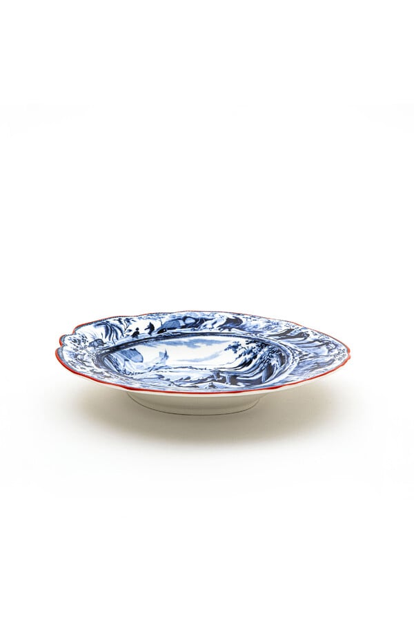Diesel 11220 Soup Plate In Porcelain "classic O