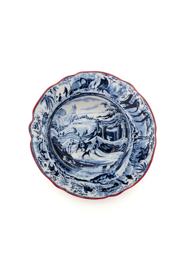Diesel 11220 soup plate in porcelain "classic o