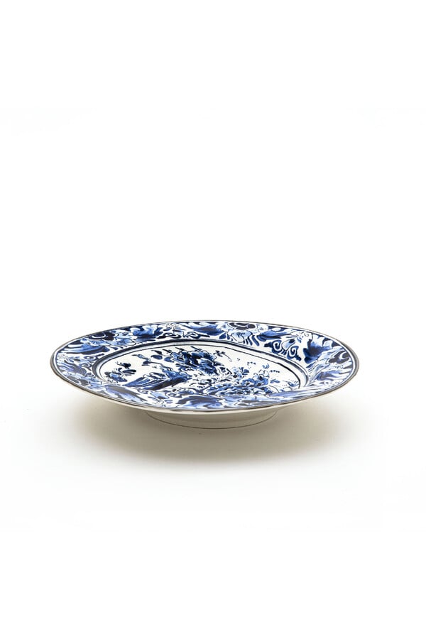 Diesel 11222 Soup Plate In Porcelain "classic O