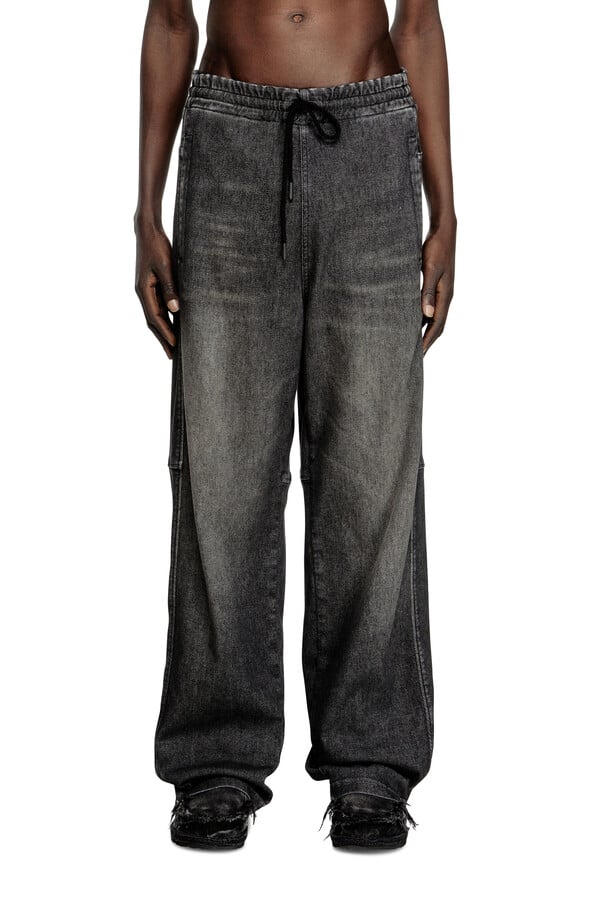 Diesel Relaxed D-martyans Track Denim 09l77
