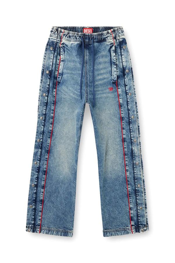 Diesel Relaxed Jeans D-axfor 0abcp