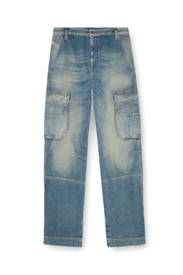 Diesel Relaxed Jeans D-fish 09j83