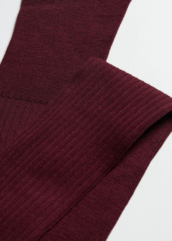 Calzedonia Calcetín Largo De Hilo De Escocia De Canalé Para Hombre