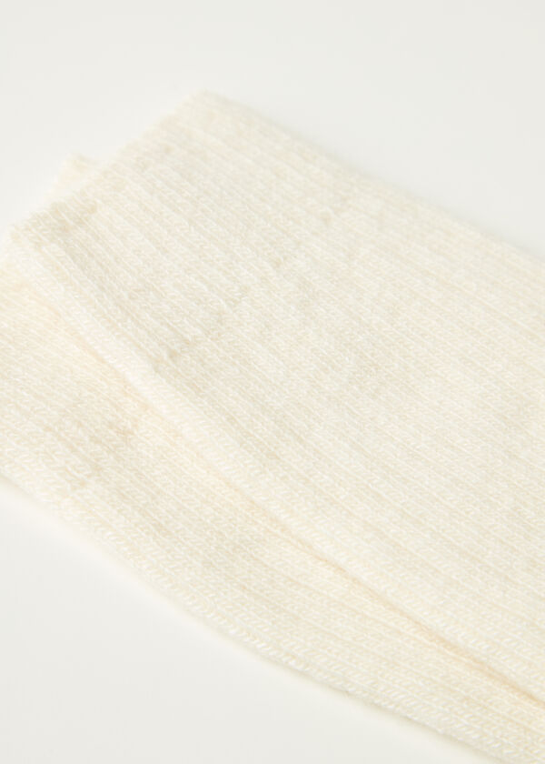 Calzedonia Calcetines Cortos Acanalados Con Lana Y Cashmere