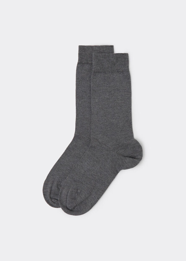 Calzedonia Calcetines Cortos de Hombre con Cashmere
