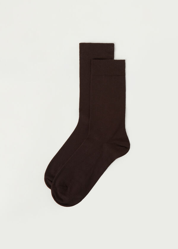 Calzedonia Calcetines Cortos en Algodón Cálido de Hombre