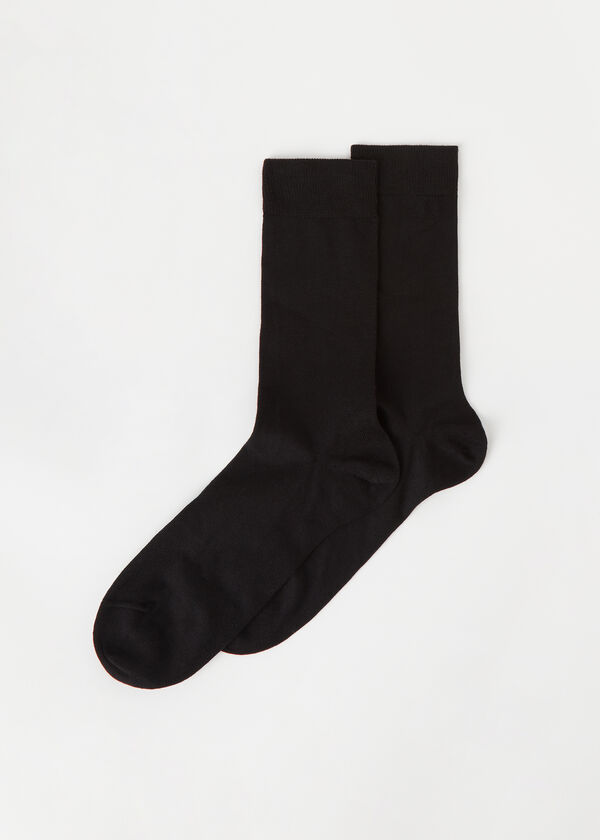 Calzedonia Calcetines Cortos en Algodón Cálido de Hombre